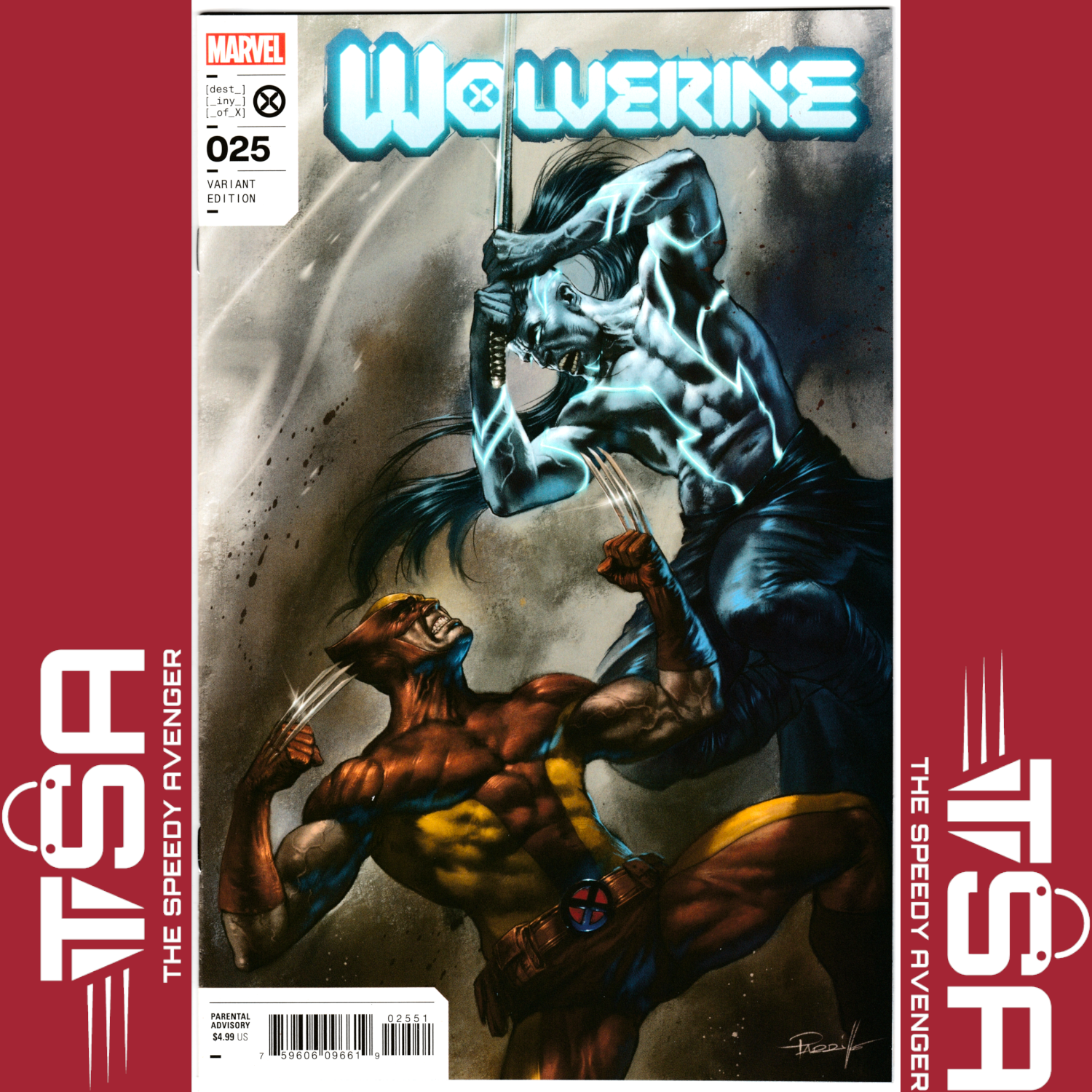 WOLVERINE #25 (Vol 7) Lucio Parrillo 1:25 Incentive Ratio Variant X-Men Marvel