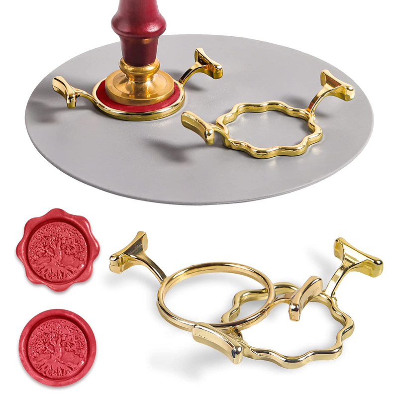 Yelsky Wax Seal Kit for 1 Inch Wax Seal Stamp, 2 Metal Wax S