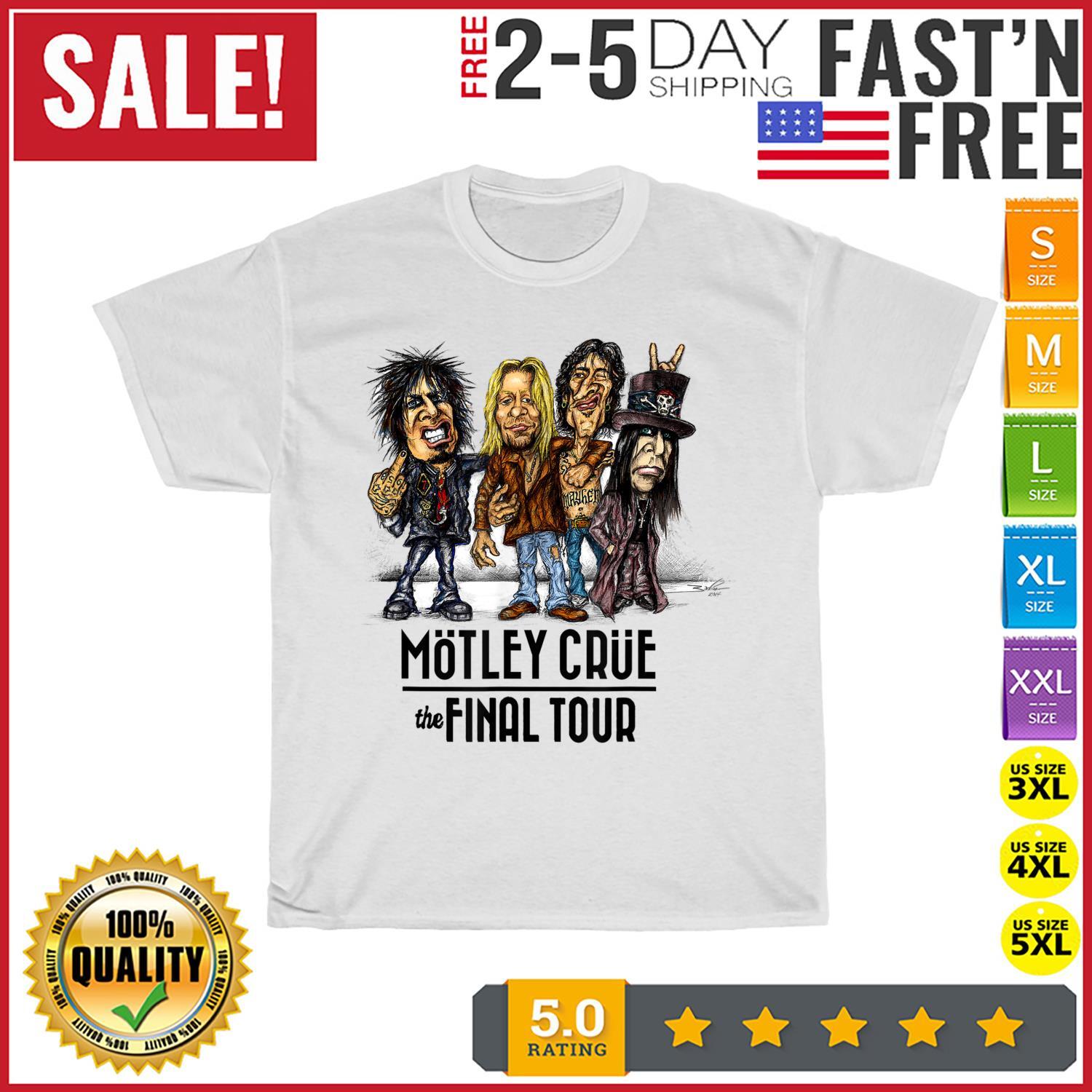 MÖTLEY CRÜE FINAL TOUR Tシャツ Lサイズ Motley Crue the Final Tour With Alice Cooper T-Shirt Size S