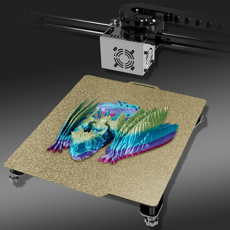 3D Printer PEI Build Plate 257X257Mm Double Sided Textured PEI Sheet for Bambu L