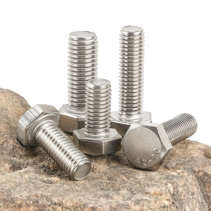780pcs Hex Bolts and Nuts kit, 304 Stainless Steel M6 M5 M4 M3 Metric Bolt Assor