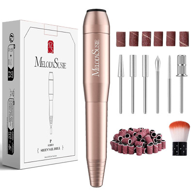 Electric Nail Drill Machine,Pc120I Portable Electric Nail File Efile Set for Acr