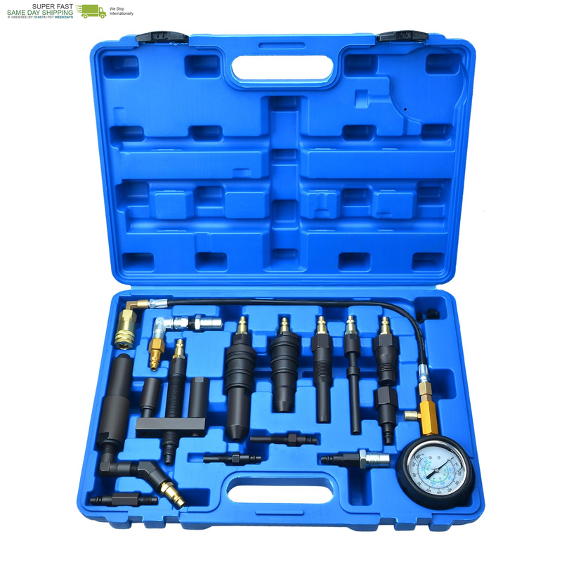 1000 Psi Diesel Engine Compression Tester for Most Diesel Fueled Trucks, Cars and Tractors
