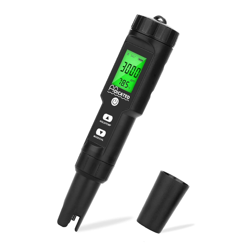 Digital Salt Pool Tester Range 0-9999Ppm for Saltwater Pool Swimming Pool and Ko
