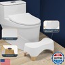 Toilet Stool Squat Adult,Gligam Poop Stool for Bathroom,Bearing 550 lbs Weight,Toilet Step Stool, Potty Stool for Adults and Kids,Non-Slip Simple Design,7
