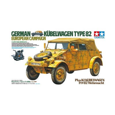 TAMIYA Model Kit 1:  German Kuberwagen Type 82 (Pkw.K1 Kubelwagon Typ SW (New)