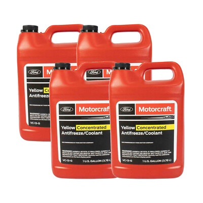Motorcraft OEM Yellow Concentrated Antifreeze / Coolant - 4 Gallon