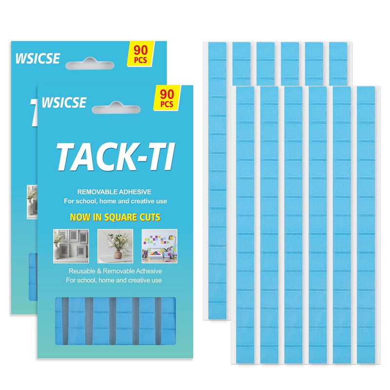 WSICSE 180Pcs Adhesive Sticky Tack,Removable Adhesive Putty