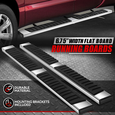 Для 04-24 Nissan Titan Extended/King Cab 6.75 Подножки с боковыми ступеньками Nerf Bar