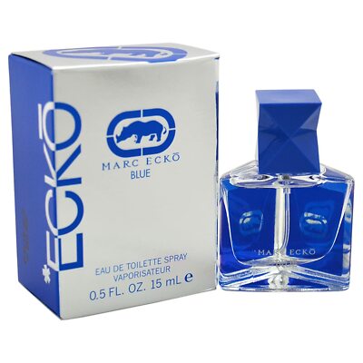MARC ECKO BLUE Cologne 0.5 oz 15 ml EDT Eau De Toilette Spray Men Travel Size