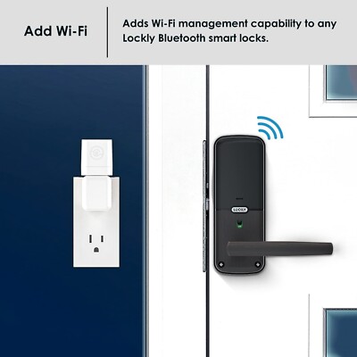 Lockly Secure Link Wi-Fi Hub, Smart Hub for Lockly Smart Locks PGH200