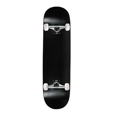 Moose Complete Skateboard Dipped Black 8.5'' Silver/White Assembled