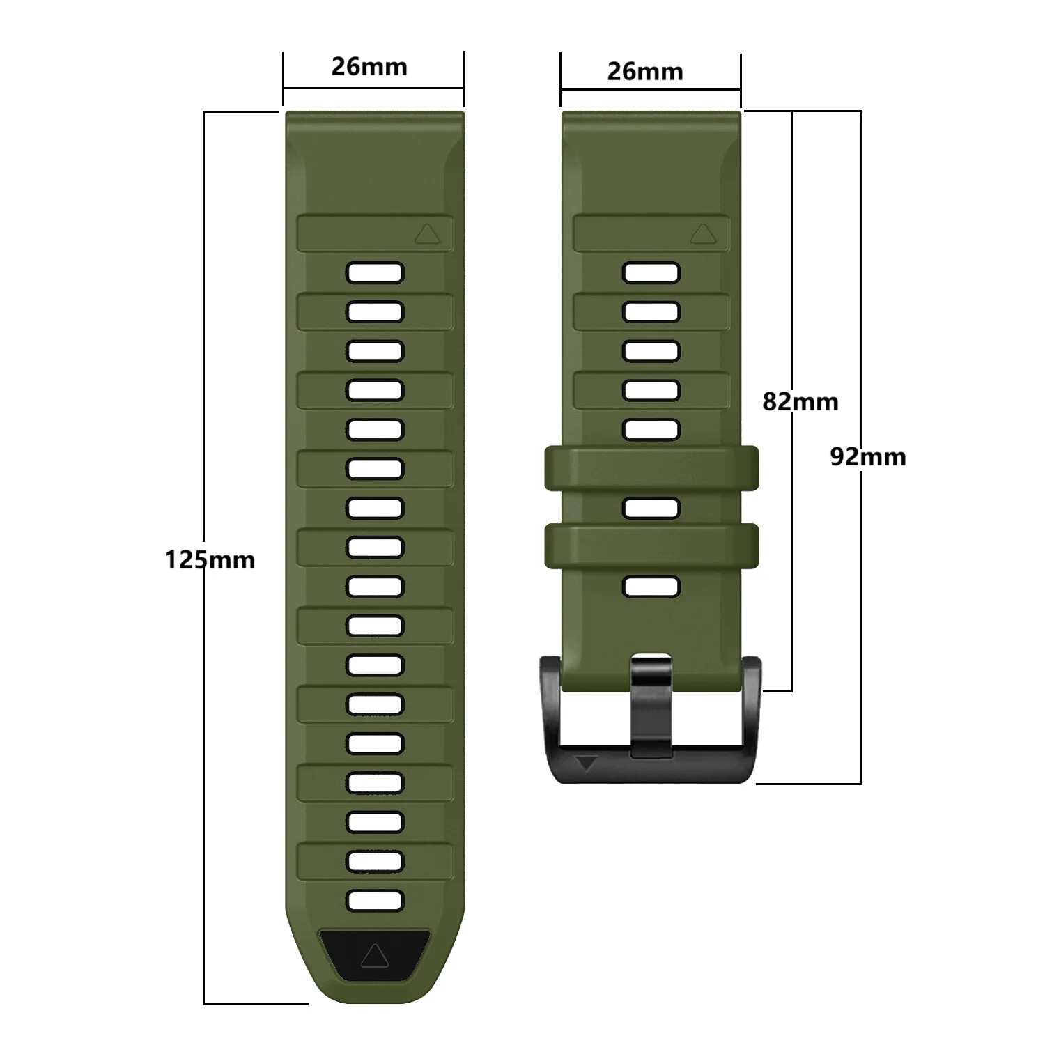 Quick Fit Strap For Garmin Fenix 8 E 7 7X 6 6S 6X 5X 5Plus 3