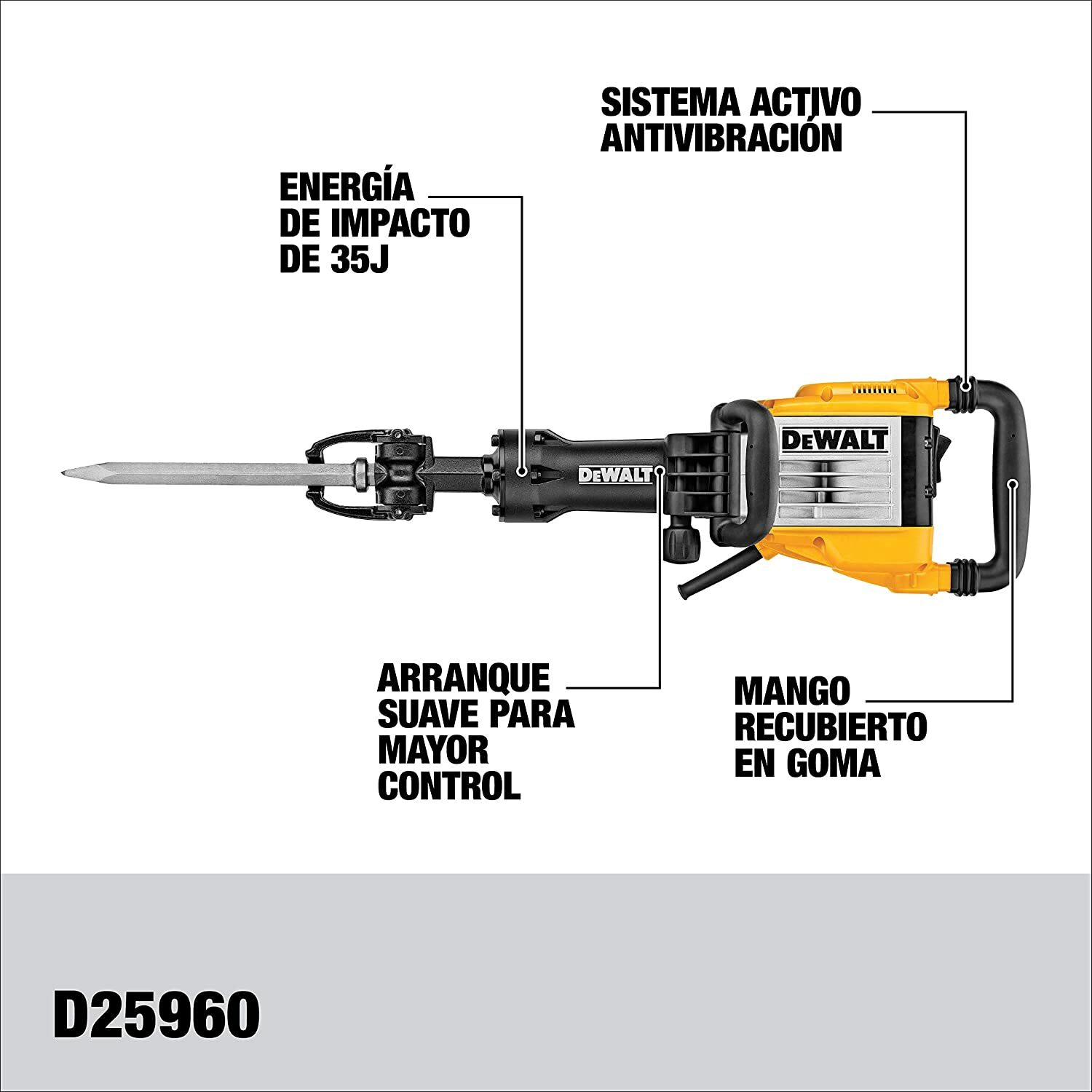 DEWALT CANADA 15-Amp 40 lbs. Corded Demolition Hammer | eBay