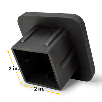Jeep Black Rubber Heavy-Duty 2" Tow Hitch Cover