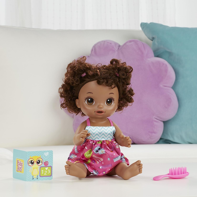 Baby Alive Ready for School Baby Doll - Black Curly Hair & Accessories New Gift