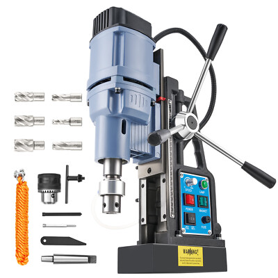 CREWORKS MD50 Magnetic Drill Stepless Speed Bi-Directional 1950W 13900N w/ 6 Bit