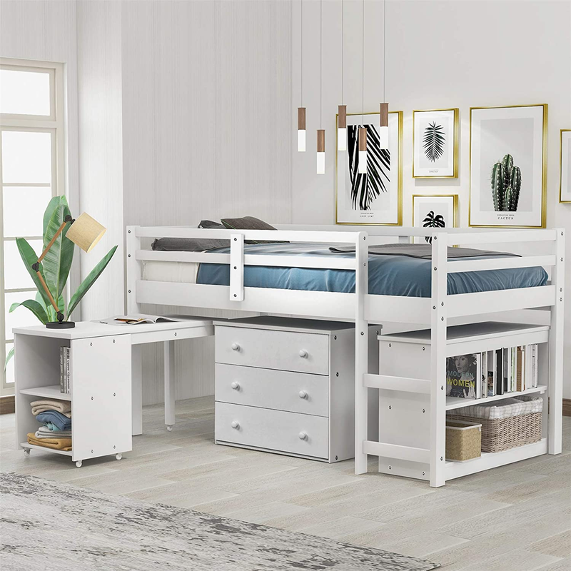With Storage Cabinet And Rolli