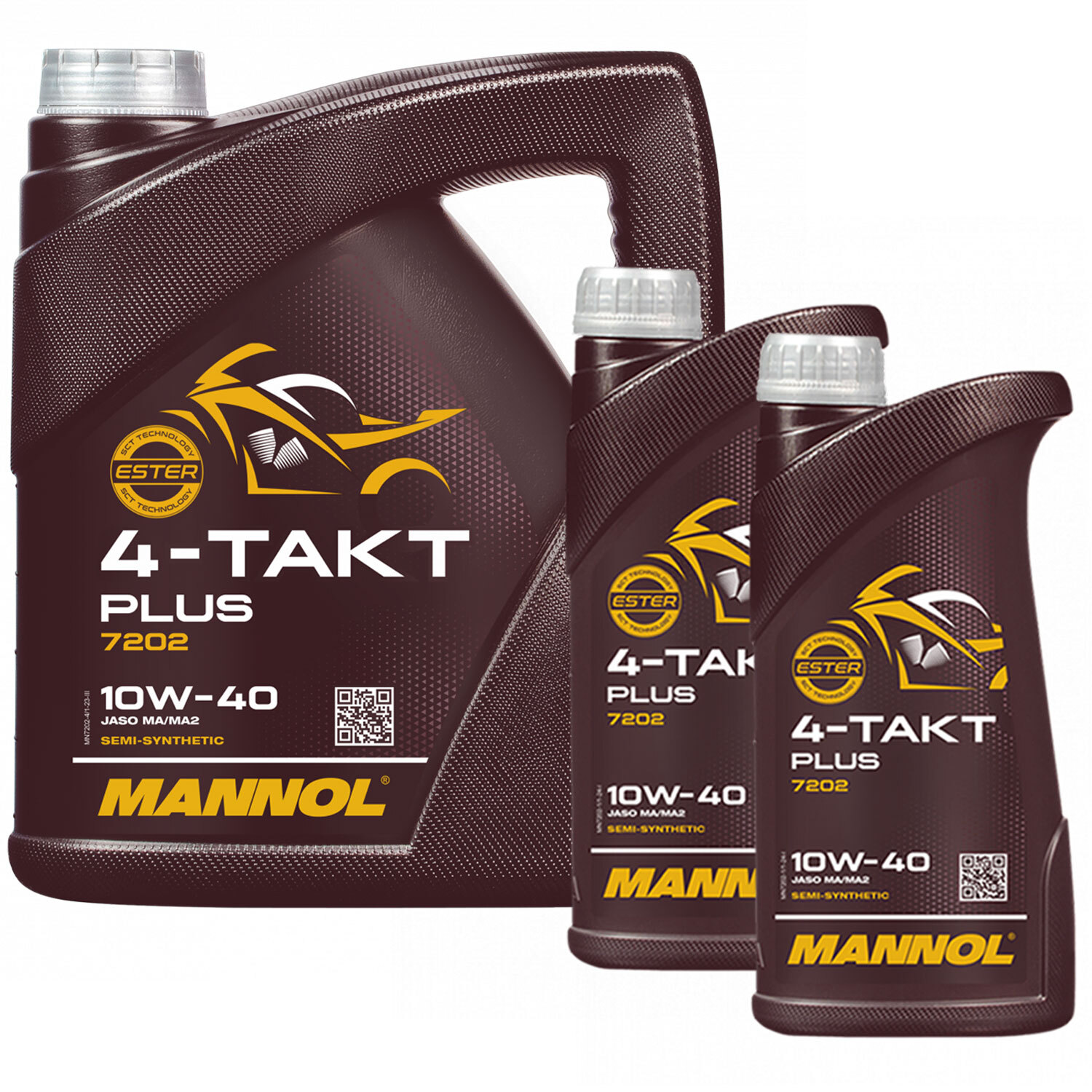 5(4+2) L Motoröl MANNOL 4-T Plus API SL SAE 10W-40 für BMW