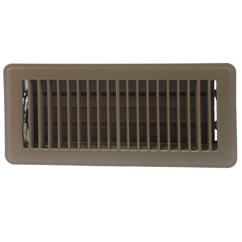 ABFRBR410 Floor Register with Louvered Design, 4-Inch x 10-Inch NEW