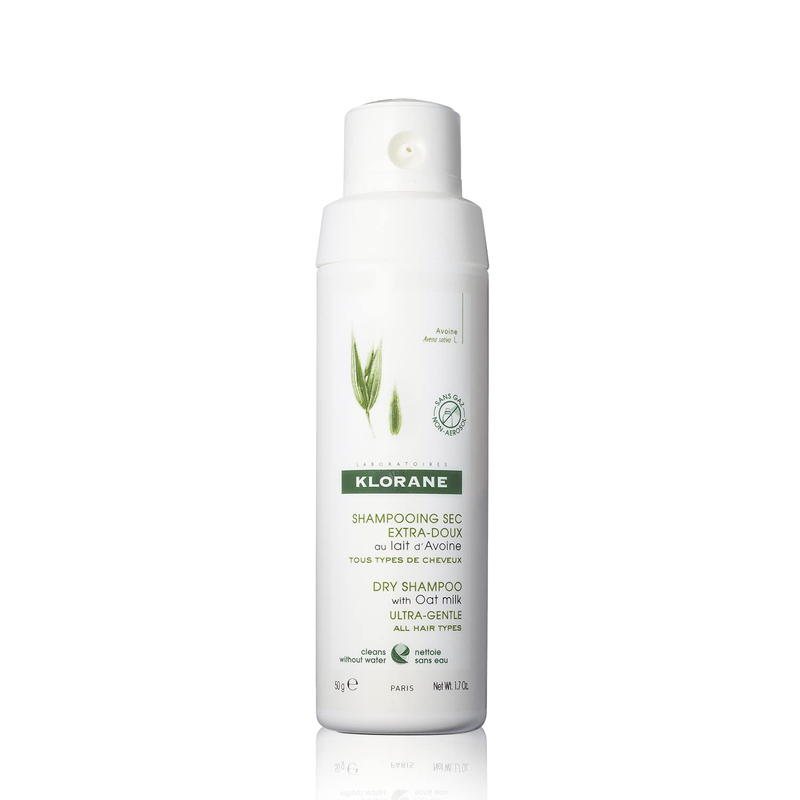 Klorane Dry Shampoo Powder with Oat Milk Non-Aerosol Formula Eco-Friendly Loose
