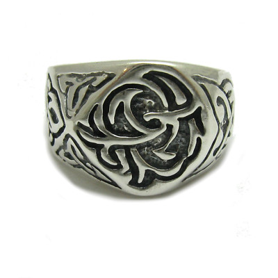 Echter stilvoller Sterling Silber Ring massiv 925 handgemacht Empress
