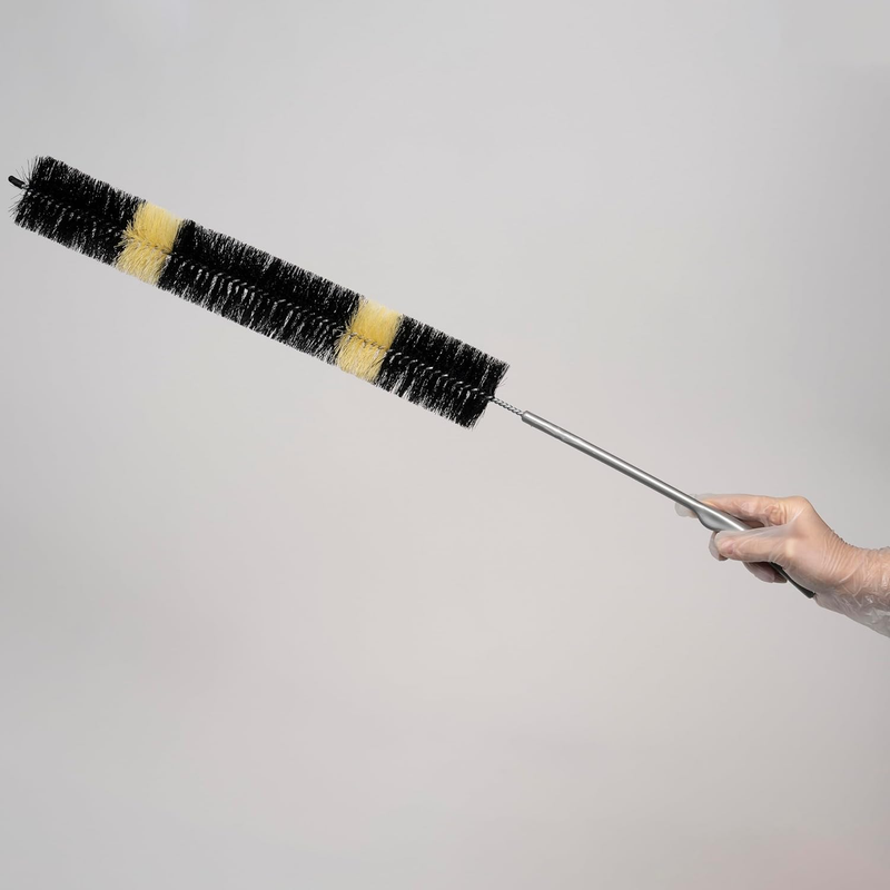 30 Inch Heavy-Duty Flexible Clothes Dryer Vent Cleaner & Refrigerator Coil Brush