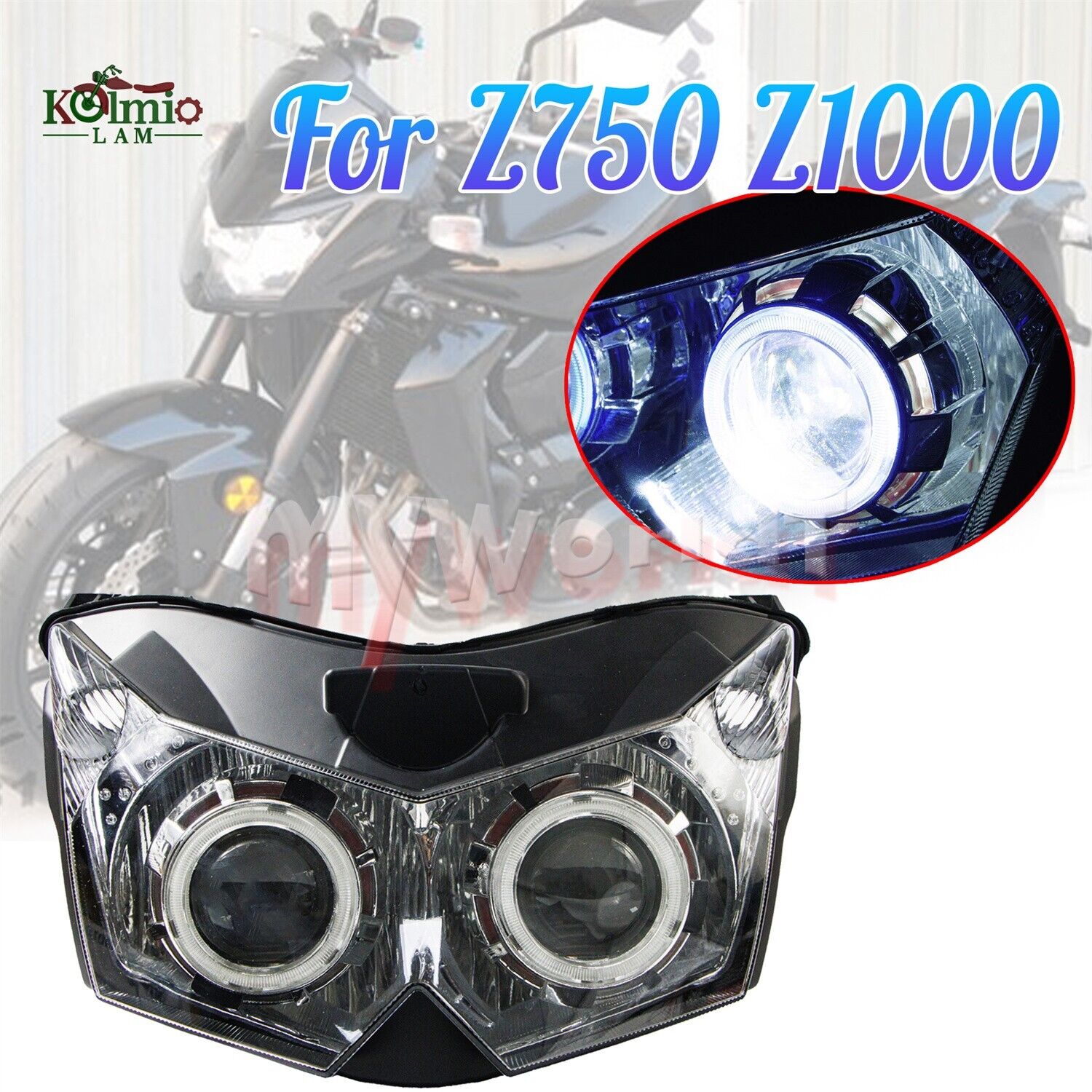 Fit for Z750 2007-2012 Z1000 2007-2009 HID Projector Demon Fit for Z750 2007-2012 Z1000 2007-2009 HID Projector Demon
