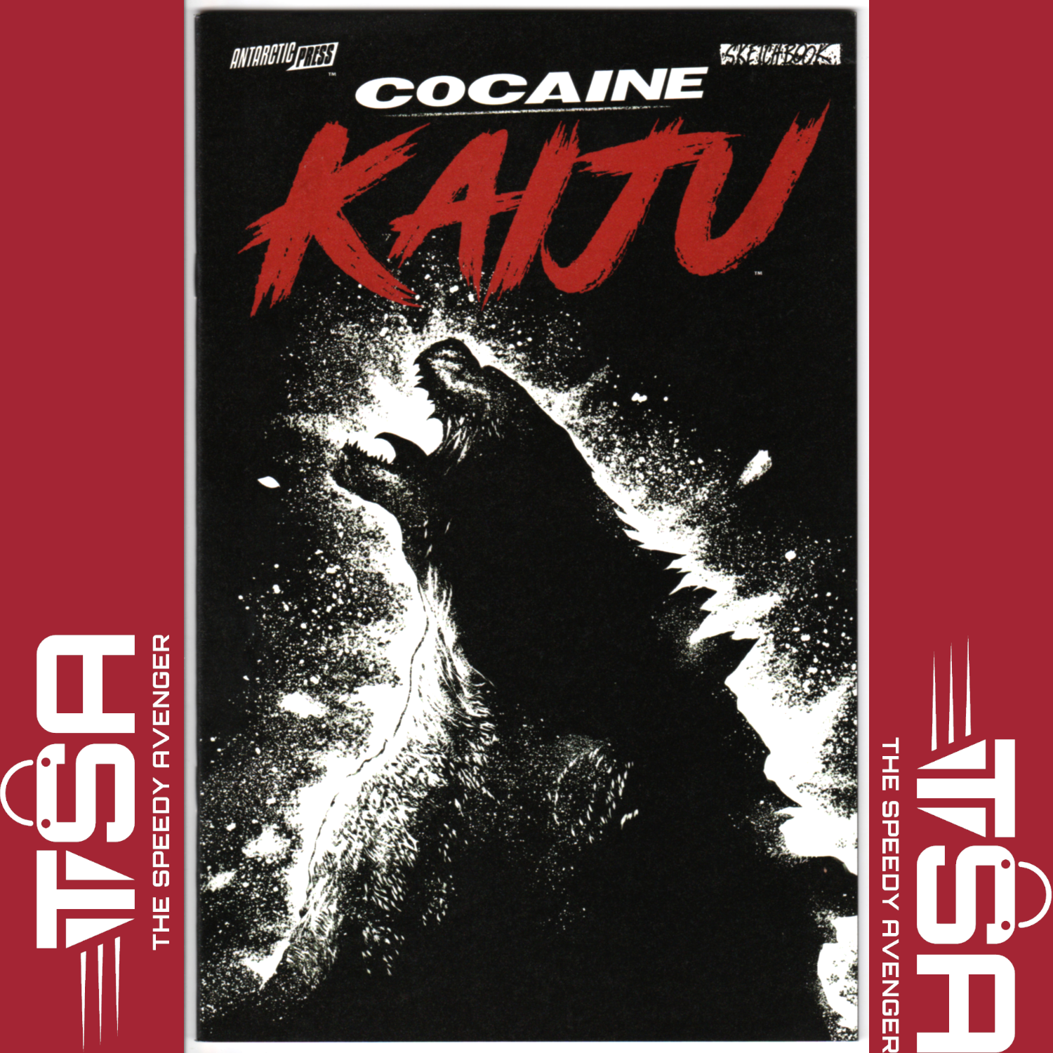 COCAINE KAIJU SKETCHBOOK ONE SHOT #1 David Hutchinson Black Edition 2023
