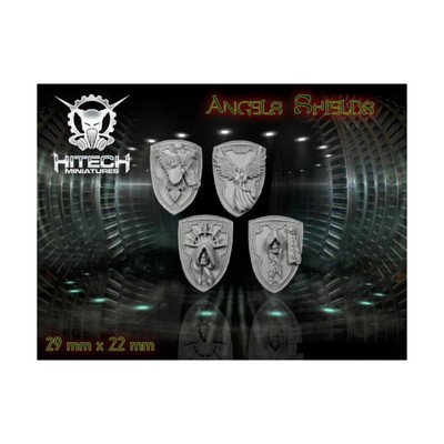 HiTech Mini Mini 28mm Sci-Fi Angels Shields Pack New