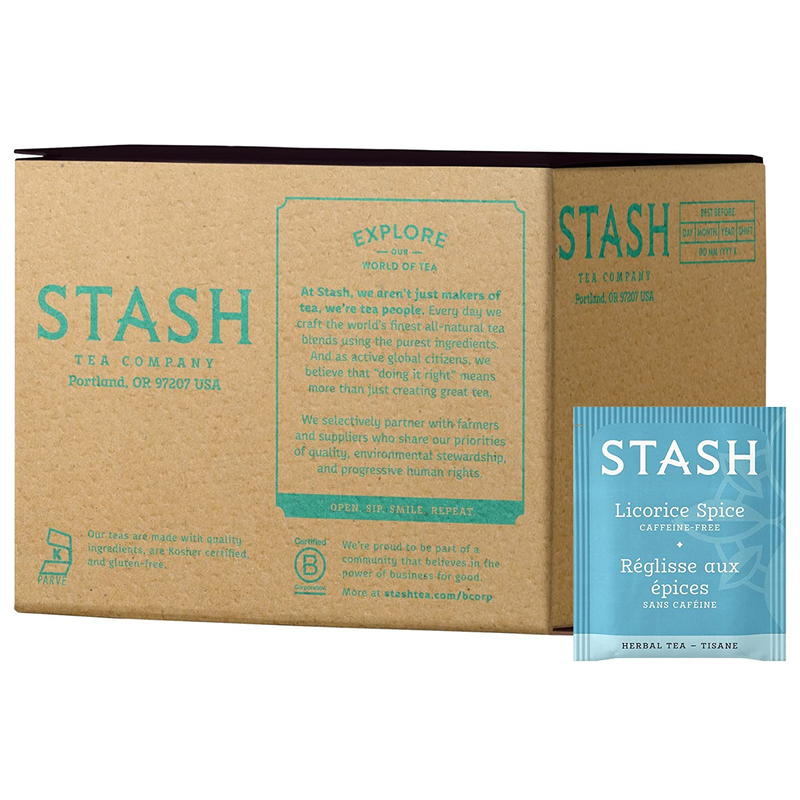 Licorice Spice Herbal Tea, Box Of 100 Tea Bags