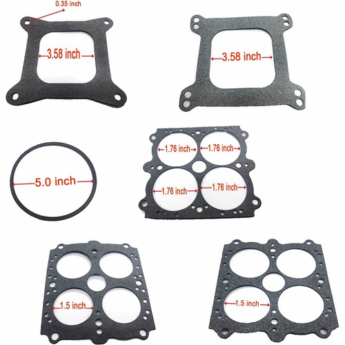 For Holley Carburetor Rebuild Kit 600 CFM 1850 80457 80551 Inside Needle & Seat