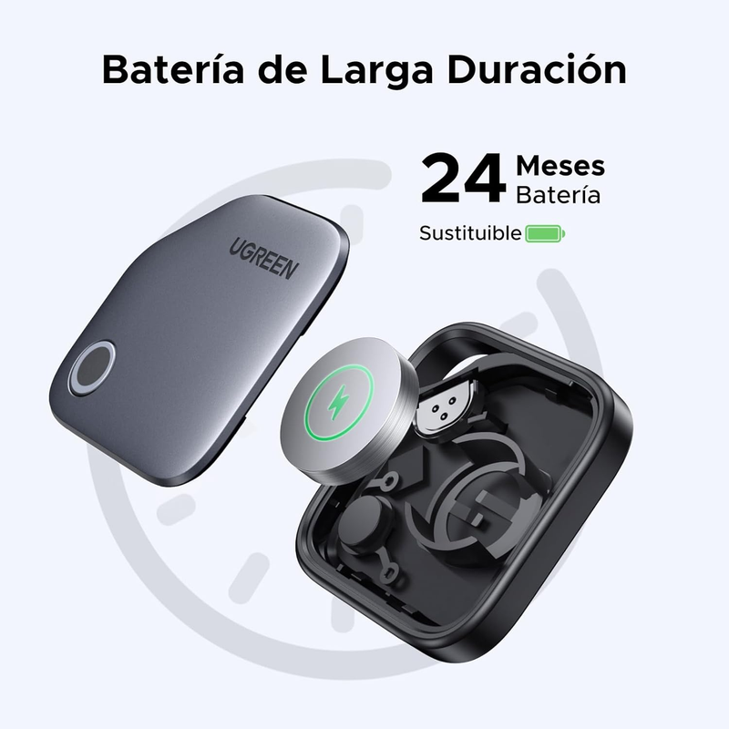 FineTrack Smart Finder 2 Pack Compatible with Apple Find My (iOS Only), Bluetoot