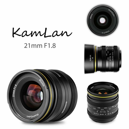 Kamlan 21mm F1.8 APS-C Manual Focus Lens For Fujifilm X M4/3