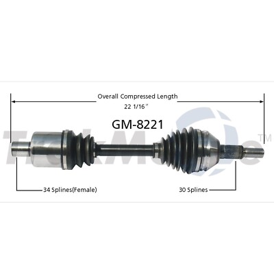 GMページです。 Surtrack Front Driver Left CV Axle Shaft GM-8221 | eBay