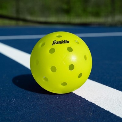 Franklin Sports X-40 Outdoor Pickleballs 6 Outdoor Ball set of Yellow