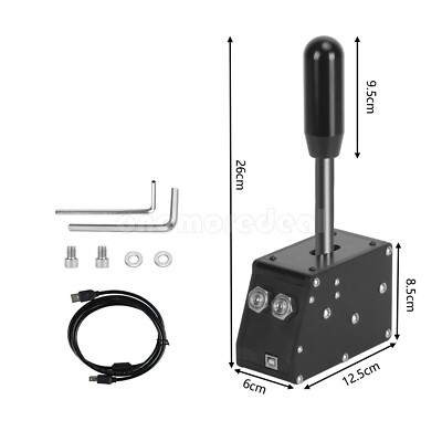 SQB002-S Sequential Sim Shifter+Short Handle for Logitech G27 Thrustmaster T-GT