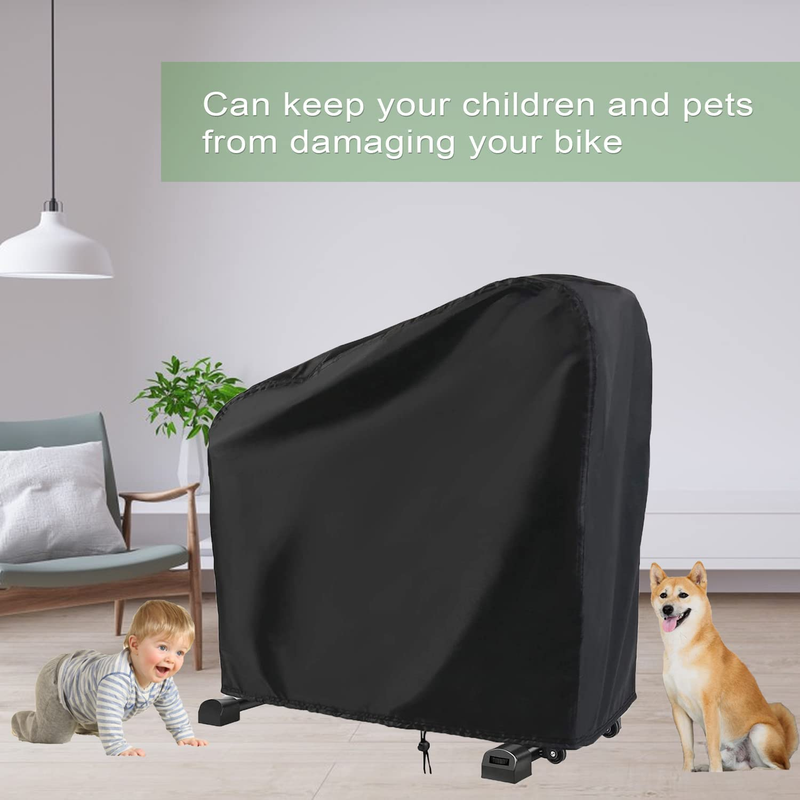 Exercise Bike Cover, Upright Cycling Protective Stationary Bike Covers Outdoor S