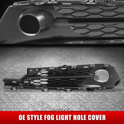 Для 15-17 Acura TLX OE Style Матово-черная рамка передней противотуманной фары с левой стороны водителя