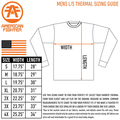 AMERICAN FIGHTER Men's T-Shirt Thermal ALASKA PATTERN Navy Elephant Print S-3XL