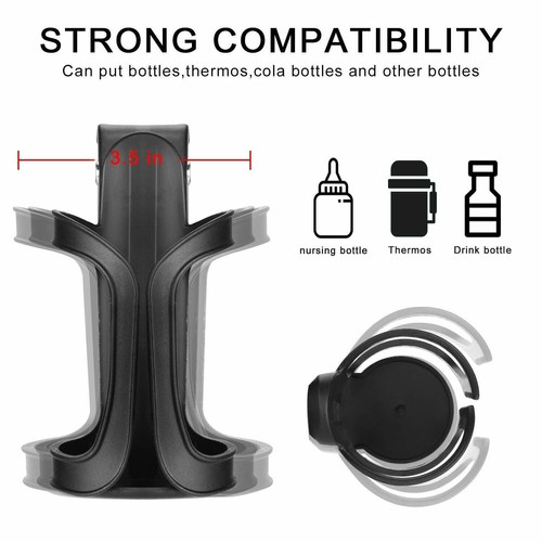 Bicycle Cup Drink Holder Beverage Water Bottle Cage Mount Cycling Handlebar Bike