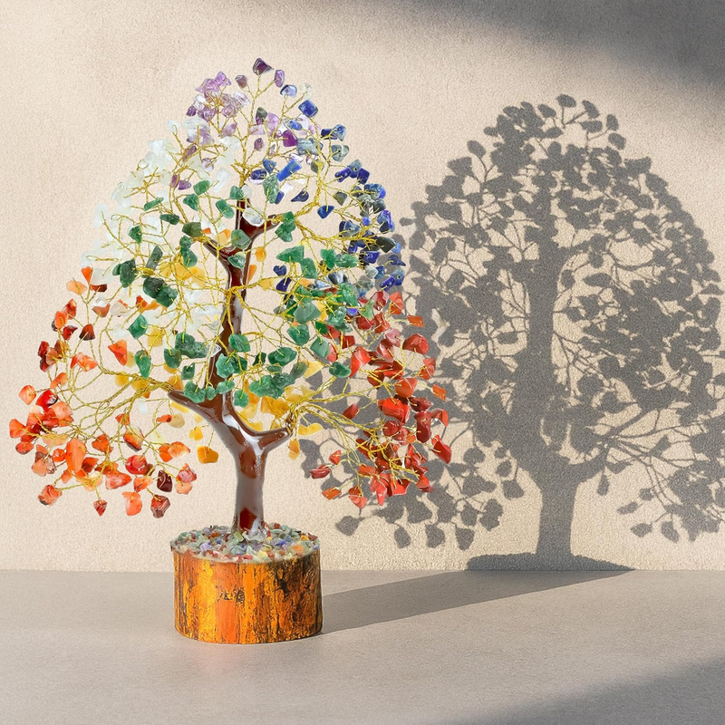 Crystal Tree of Life – 7 Chakra Tree with Healing Crystals & Stones Birthday Gif