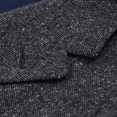 Pre-owned D'avenza Gray Woven Donegal Tweed Wool 'voyager Sartorial Jacket' 40r Sport Coat