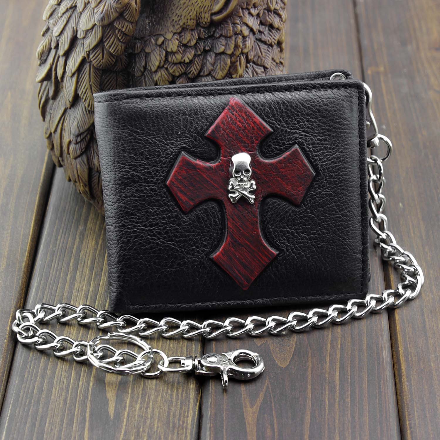 Sculptor Cross Leather Strap Wallet ブラック Cross Leather Strap Wallet Charcoal – SCULPTOR JAPAN