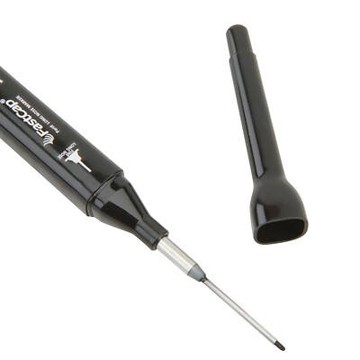 Fastcap T21734 Double Sided Black 1-1/8'' Fine Point Tip Long Nose Pattern Marker