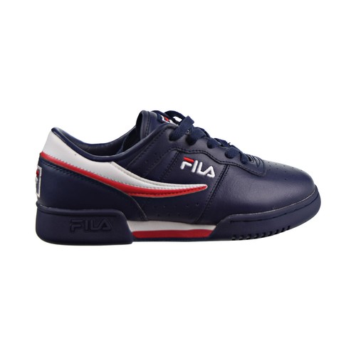 Детские кроссовки Fila Original Fitness Big-Little темно-бело-красные 3VF80105-460