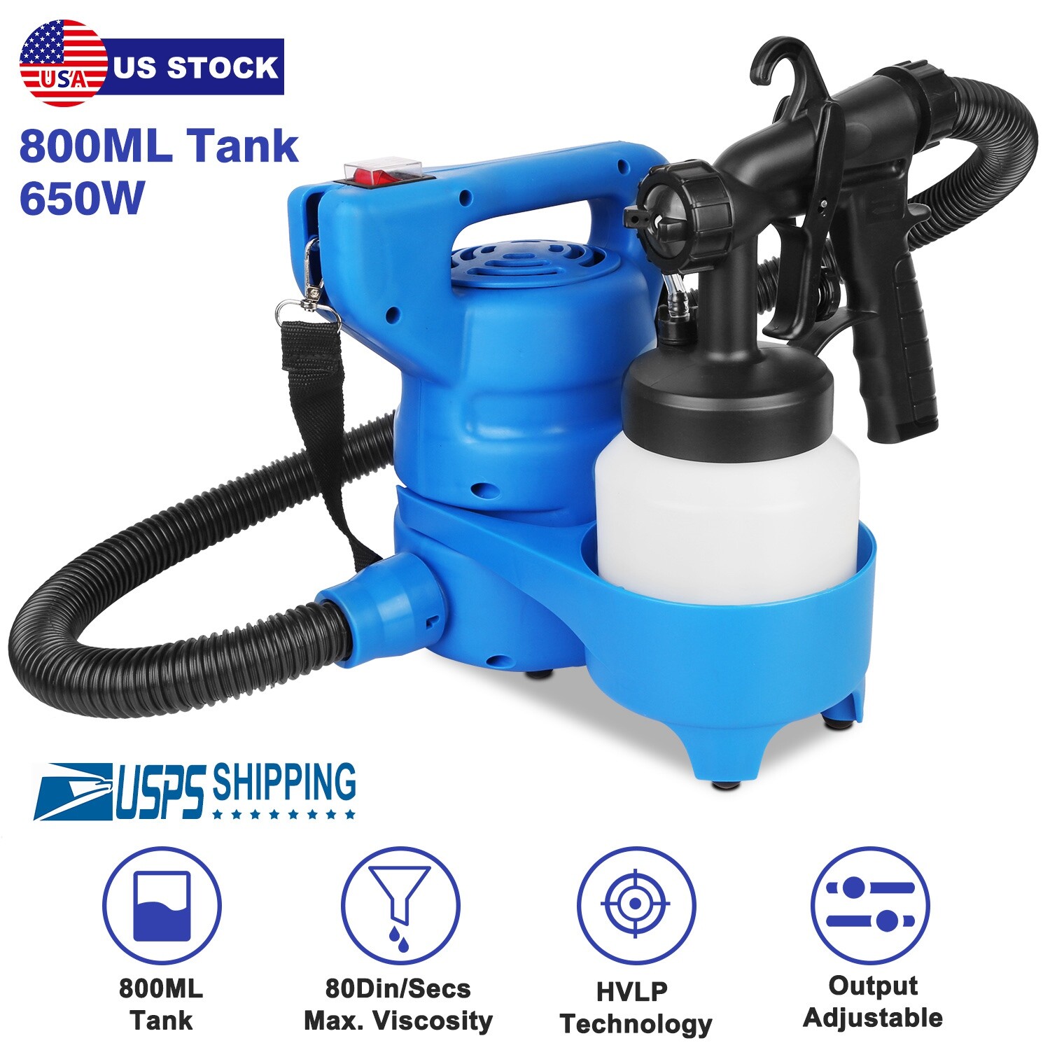 Motor Spray Gun | Hvlp 650w Electric Paint Painting Sprayer