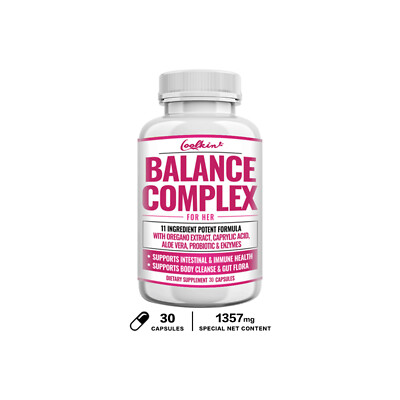 Balance Complex - Vaginal Health Dietary Supplement, Gut & Blood Sugar Health