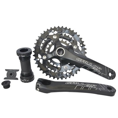 UPANBIKE Bike Crank Aluminum Alloy 170mm One-piece Left Right Crank Set Arm For Mountain Bike Road Bicycle