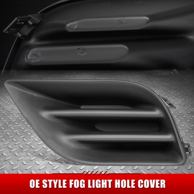 Для 12-14 Nissan Versa OE Style Черная крышка противотуманной фары с левой стороны водителя